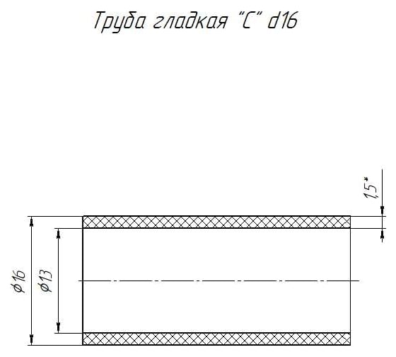 Гладкая труба ПНД Промрукав 16с 1,5мм 100м 161055