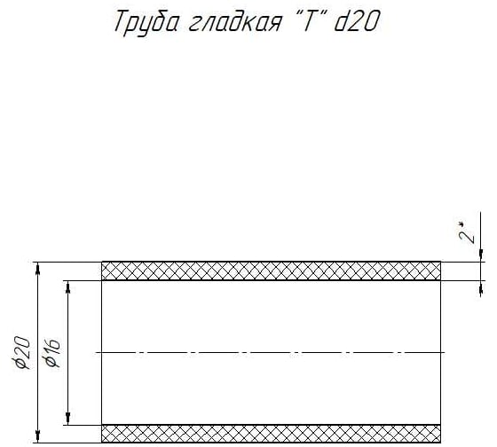 Гладкая труба ПНД Промрукав 20т 2,0мм 100м 161058