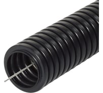 Гофрированная труба Промрукав ПА безгалогенная HF стойкая к ультрафиолету, черная с/з д63 15м PR02.0207