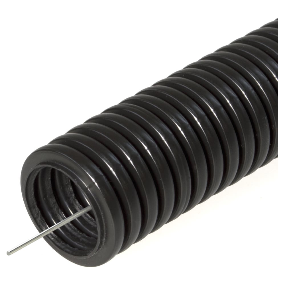 Гофрированная труба Строитель ПНД безгалогенная HF черная с/з д20 100м ...