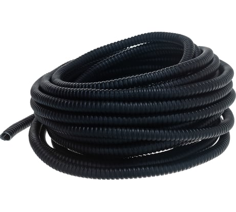 Металлорукав ЭРА Р3-ЦПнг-15 черный с протяжкой 20м Б0036554