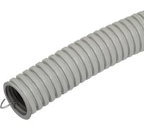 Гофрированная труба ЭРА ПВХ серый d 50мм с зонд. легкая 20м Б0020117