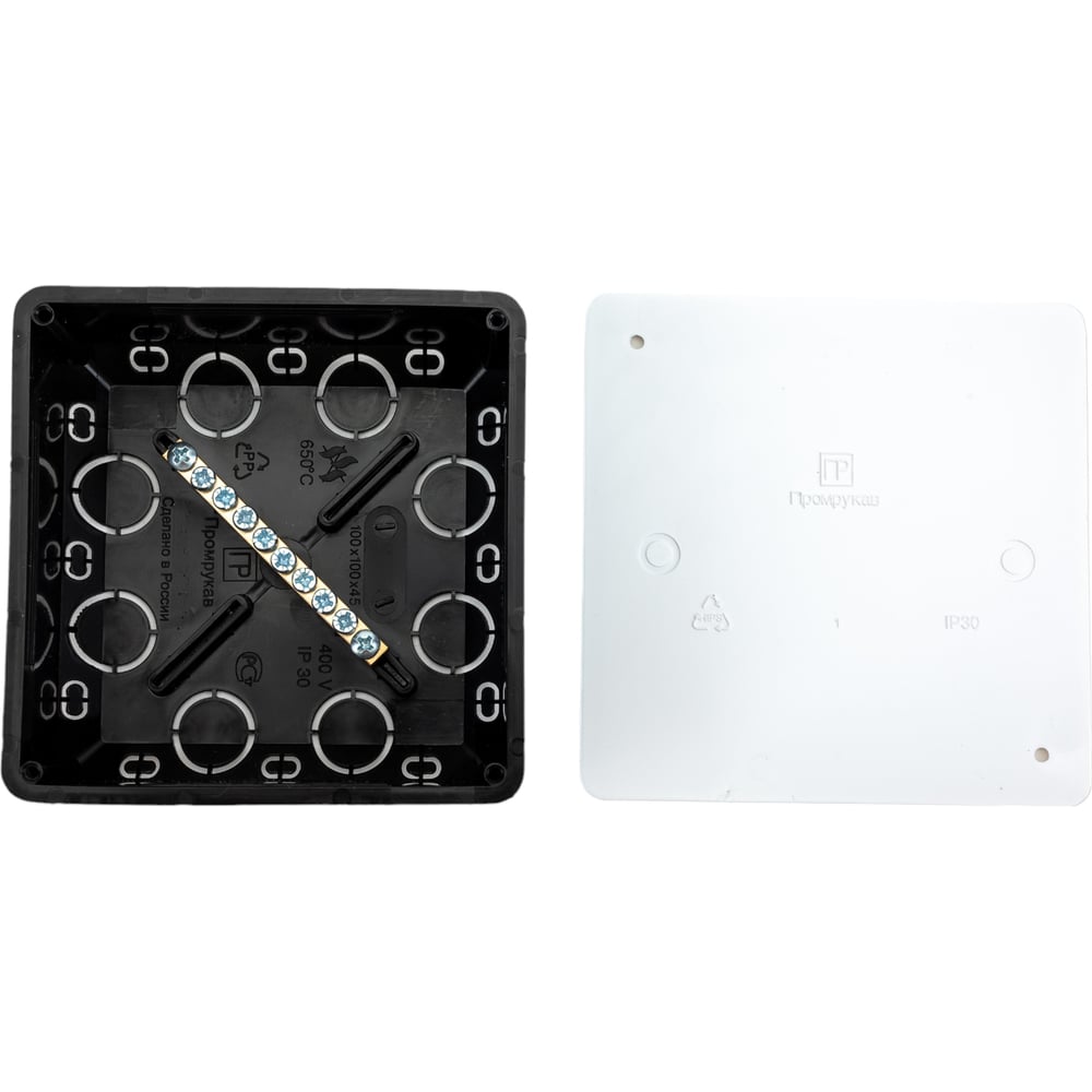 Коробка уравнивания потенциалов Промрукав КУП для скрытой установки в ...
