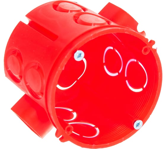 Установочная коробка Промрукав безгалогенная HF 68х62 с саморезами 1 шт ...