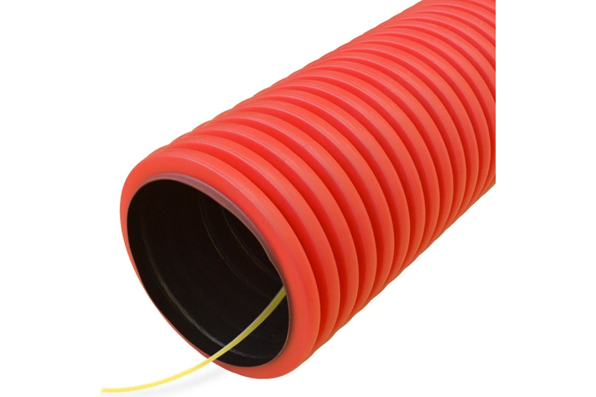 Гофрированная двустенная труба Промрукав ПНД гибкая тип 750 SN38 с/з ...