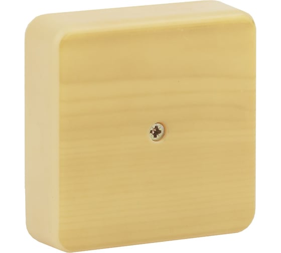 Распаечная коробка ЭРА 100х100х30 без клеммы сосна IP40 Б0031182 1