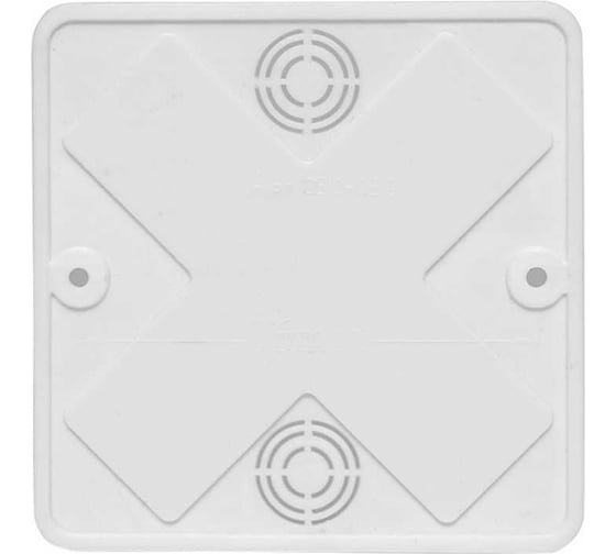 Разветвительная коробка EKF КМР-030-032кг наружная, 100x100x28мм, белая с клеммником 6мм2 plc-kmr-030-032kg-6