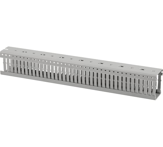 Кабель канал ЭРА kk-40-60-perf-rf перфорированный 40x60 серый (36м) (упаковка, 18шт по 2м.) Б0059932