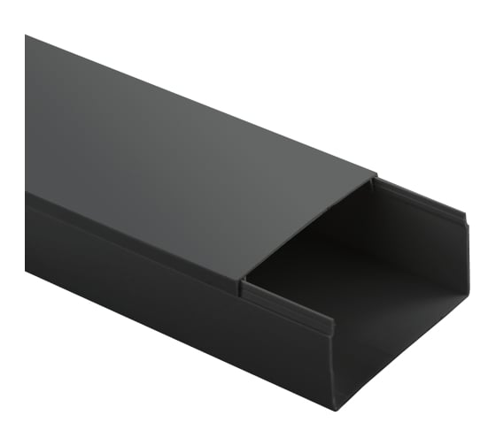 Кабель-канал ЭРА KKB8060 80x60 черный 2м Б0061659
