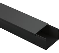 Кабель-канал ЭРА KKB6040 60x40 черный 2м Б0061746