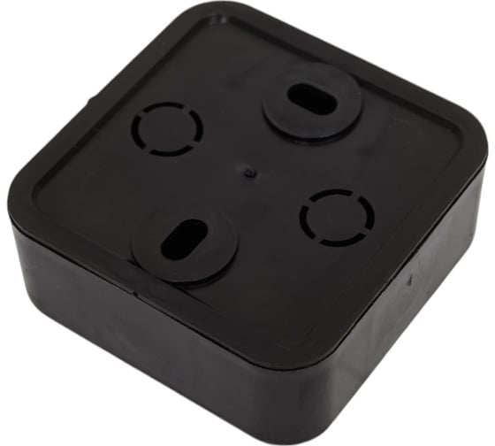 Распаячная коробка ЭРА BSB10010050 100x100x50мм без клеммы черная IP40 Б0061805