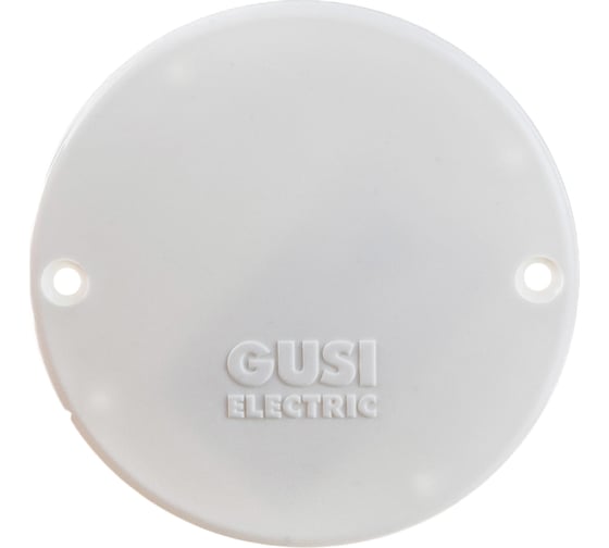 Крышка подрозетника GUSI ELECTRIC белая, D-75 Евро С3А4 1