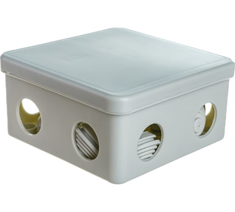 Распределительная коробка GUSI ELECTRIC 100х100х55, IP54, ОП, серый евро С3В108