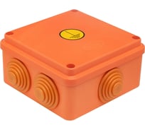 Коробка уравнивания потенциалов GUSI ELECTRIC 100х100х50, крышка на винтах, евро С3В106 КУП Нг