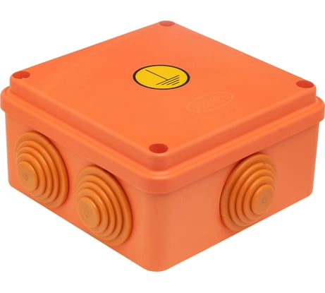 Коробка уравнивания потенциалов GUSI ELECTRIC 100х100х50, крышка на винтах, евро С3В106 КУП Нг