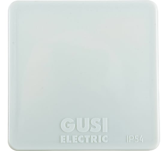 Распределительная коробка GUSI ELECTRIC 70х70х40 6 муфт, IP44, ОП, серый, евро С3В76