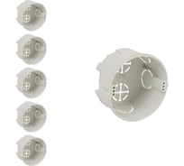 Установочная коробка (подрозетник)  iTOK серии kp для твердых стен ku-x 71-43 t 1-местная (упаковка 5 шт) i-EK-KUX-71-43-1P-T-5