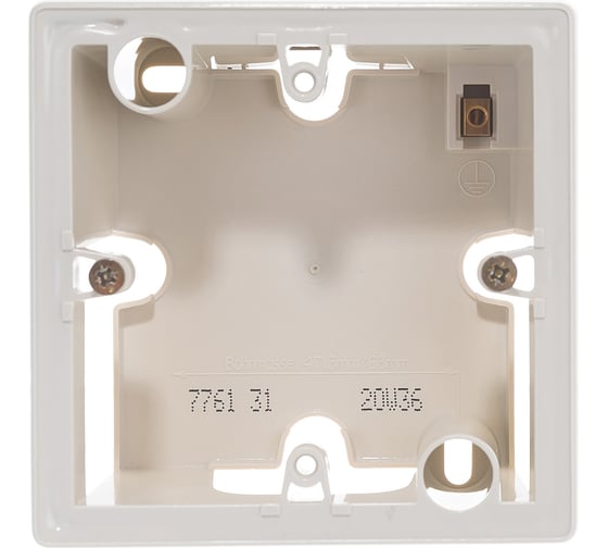 Коробка Legrand для накладного монтажа 1 пост Legrand Valena слоновая кость 776131
