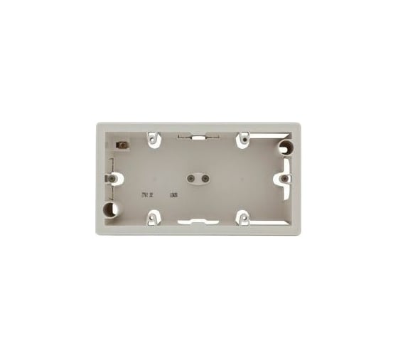 Коробка Legrand для накладного монтажа 2 поста Legrand Valena слоновая кость 776132