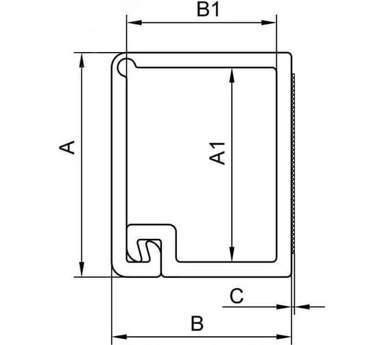 Миниканал самоклеющийся DKC TMR 12x7 2м 00369DIY