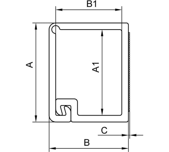 Кабель-канал DKC 10x10 2м TMR 00301DIY