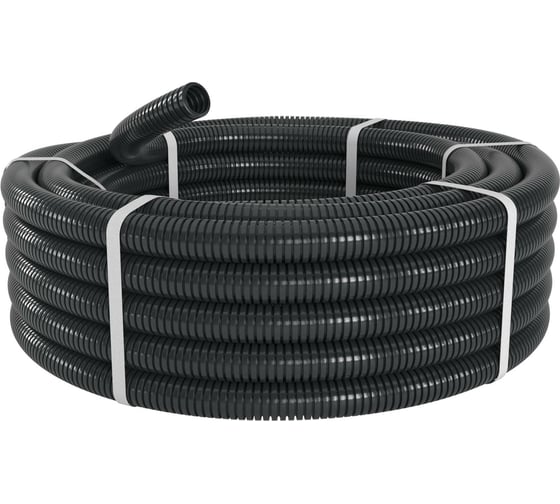 Гибкая труба DKC 17 мм V2 полиамид 6, чёрный 50м PA601721F2 1