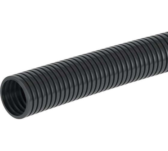 Гибкая труба DKC 17 мм V2 полиамид 6, чёрный 50м PA601721F2