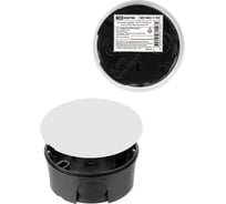 Монтажная коробка TDM У192 СП D102x30 мм, крышка, IP20, инд. штрихкод SQ1402-1192