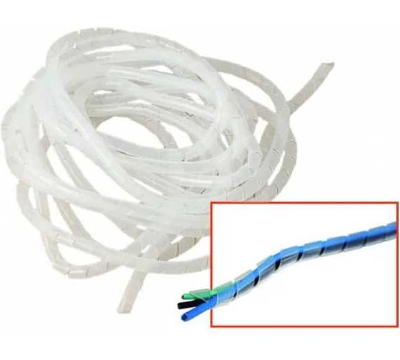 Спиральная монтажная пластиковая лента TDM ELECTRIC ЛСМ-08 10 м/упак SQ0525-0002
