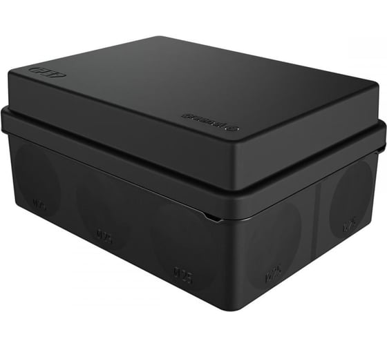 Распределительная коробка Greenel о/п, 2К, HF, УФ 150x110x70мм, IP67 цвет-черный GE42441-05 1