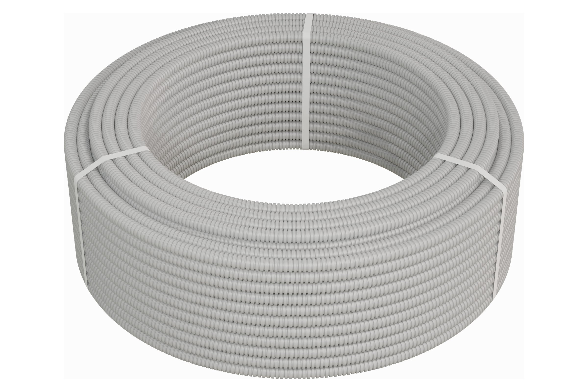 ТрубаПВХЭкопластгофрированнаялегкая,сзондомдиаметр16мм,100м10116-100