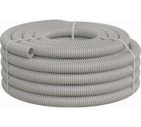 Труба ПВХ Экопласт гофрированная легкая, с зондом диаметр 40 мм, 20м 10140-20