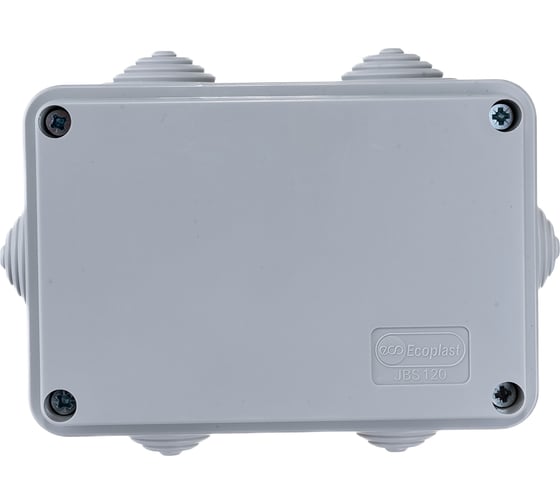 Распределительная коробка Экопласт JBS120 о/п 120х80х50 6 выходов, IP55 44008-1