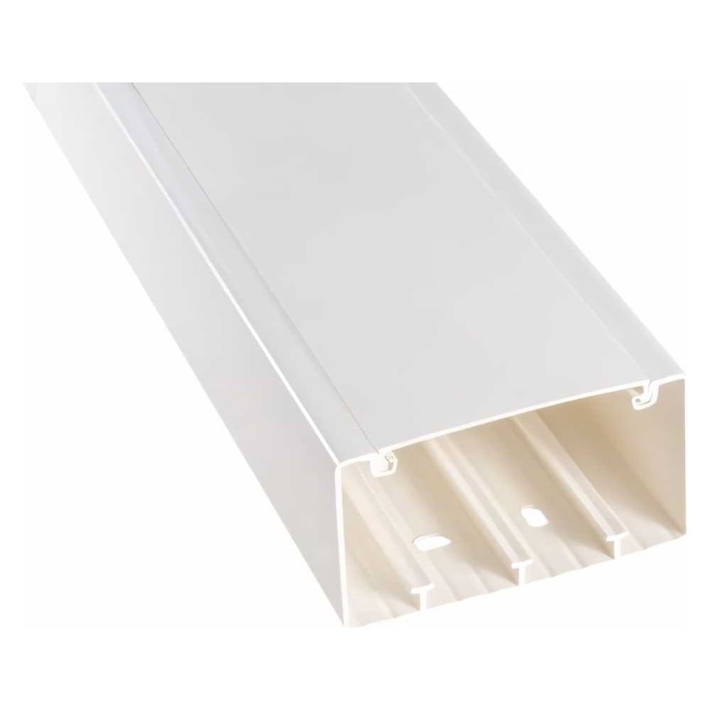 Короб с крышкой Экопласт INSTA 100x55, Крышка 80мм, 2м 76002-2 ...