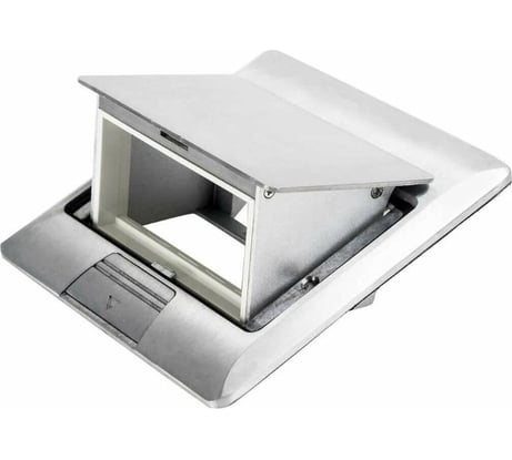 Люк в пол на 2 модуля Экопласт LUK 2AL 45х45мм, стальной 70021