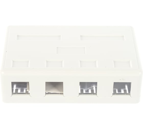 Настенная коробка TWT 4 порта для Keystone SA4-WH