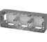 Коробка накладного монтажа ЭРА 12-6103-12 3 поста, Эра 12, графит Б0043186 1