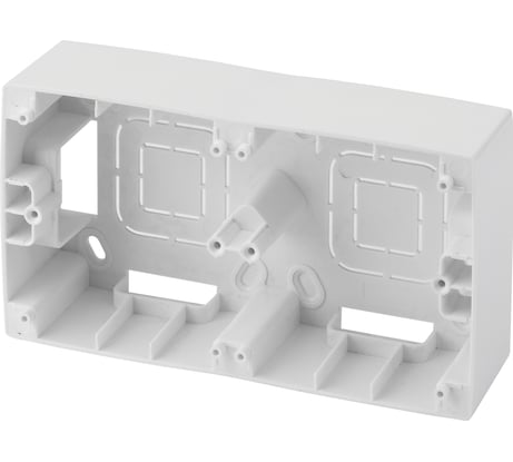 Коробка накладного монтажа ЭРА 12-6102-01 2 поста, Эра 12, белый Б0043170