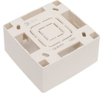 Коробка накладного монтажа ЭРА 12-6101-02 1 пост, Эра 12, слоновая кость Б0043161
