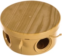 Распаечная коробка ЭРА открытой установки КОР 85х40мм, с гермовводами, 4 входа Б0043229