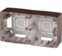 Коробка накладного монтажаЭРА 12610213 2 поста, Эра 12, бронза Б0043177