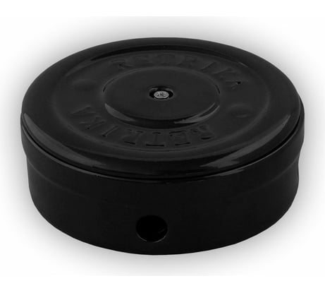 Распаечная коробка Retrika, ретро цельнокерамическая, черный, D-95 RR-09028