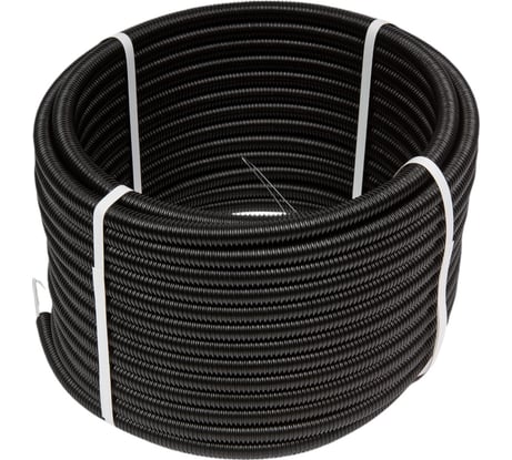 Гофрированная труба ПНД "Азимут"d 16 черная, с зондом (25м) ООО 00000001297