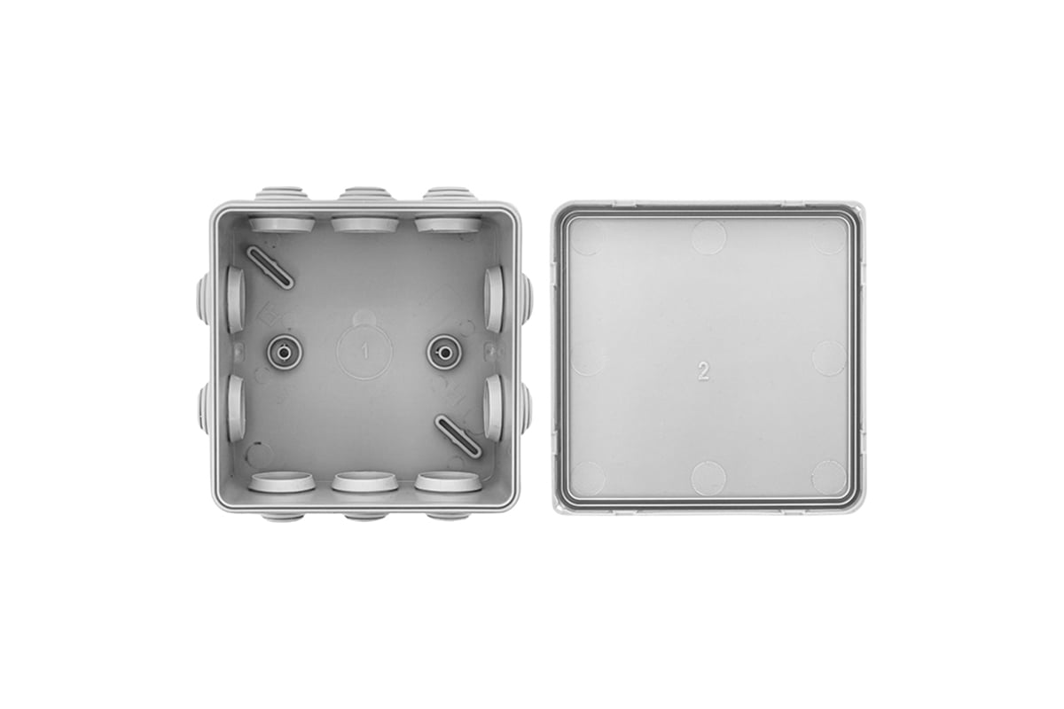 Кмр 030 014 ekf. Коробка оу распаячная 100х100х50 ip54 серая 030-014 uplast. plc-kmr-030-014. hsn85 крышка распределительной коробки. кмр-030-014.