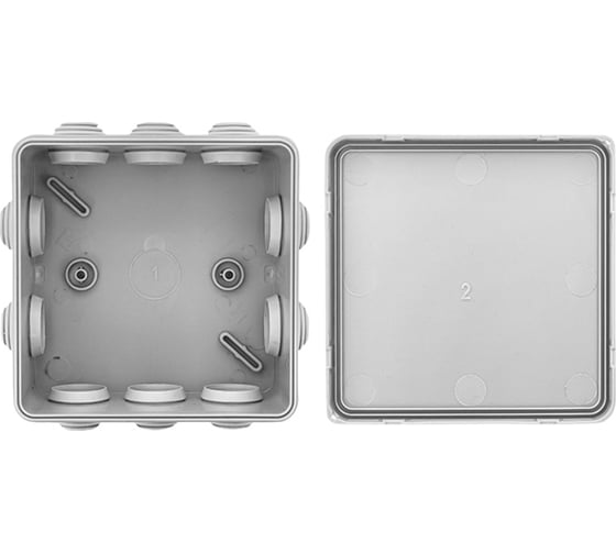 Распаечная коробка EKF КМР-030-014 100х100х55 8 мембранных вводов IP54 PROxima 60 шт plc-kmr-030-014