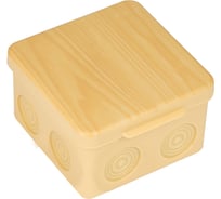 Распаечная коробка EKF КМР-030-034 100х100х55 светлое дерево 60 шт PROxima plc-kmr-030-034-s