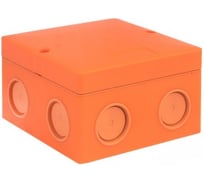 Распаечная коробка EKF огнестойкая, 101x101x62мм, 3 клеммные колодки, 1,5-10мм, SQ plc-kmrf-101-310