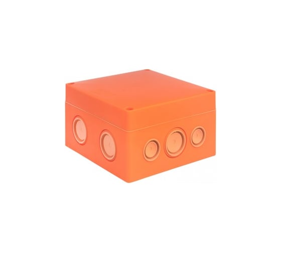 Коробка распаечная EKF огнестойкая, 126x126x74мм, 5 кк/1,5-6мм, SQ plc-kmrf-126-506 1