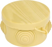 Распаечная коробка с крышкой EKF КМР-040-038 PROxima 4 ввода IP54 светлое дерево 180 шт plc-kmr-040-038-s