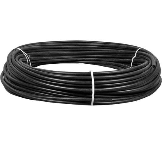 Труба EKF PROxima гладкая, жесткая, ПНД, черная, d16мм, 100м tpndg-16